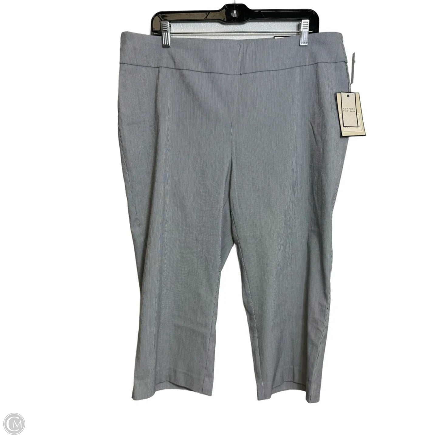Capris By Dana Buchman In Black, Size: Xl