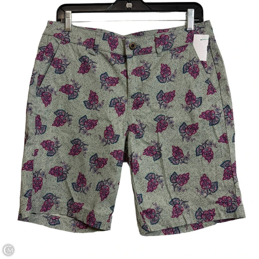 Shorts By Orvis In Floral Print, Size: M