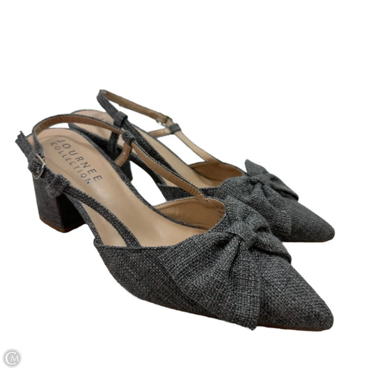 Shoes Heels Kitten By Journee In Grey, Size: 9
