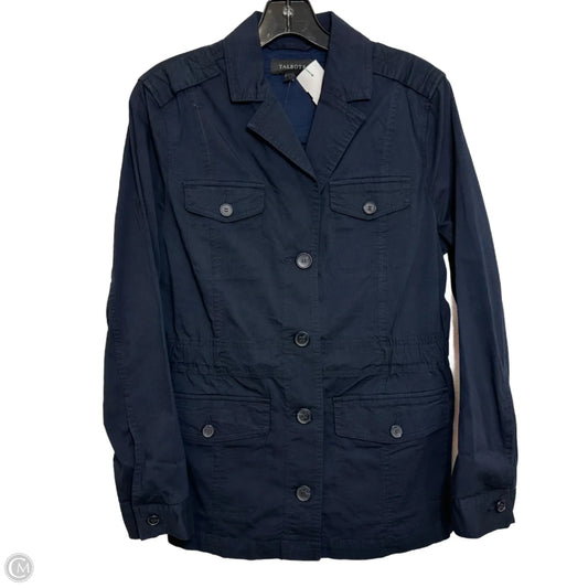 Jacket Shirt By Talbots In Navy, Size: S