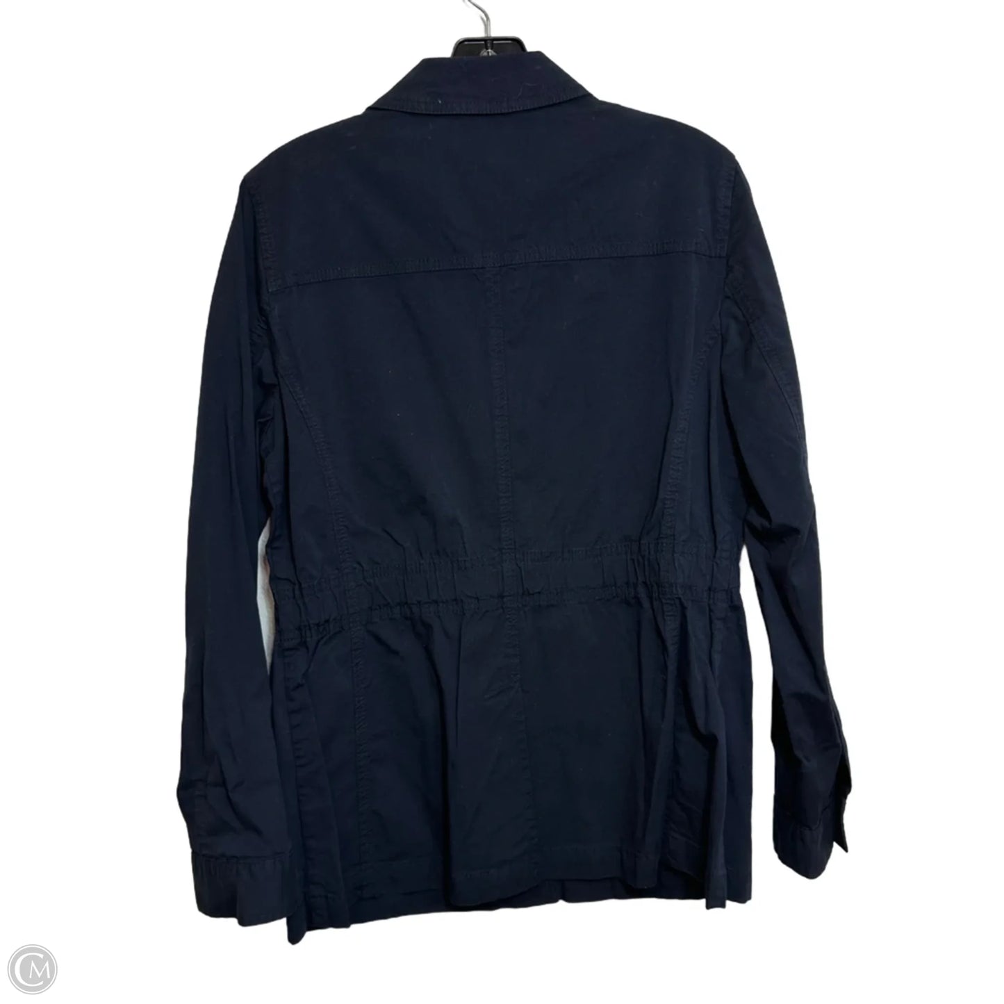 Jacket Shirt By Talbots In Navy, Size: S