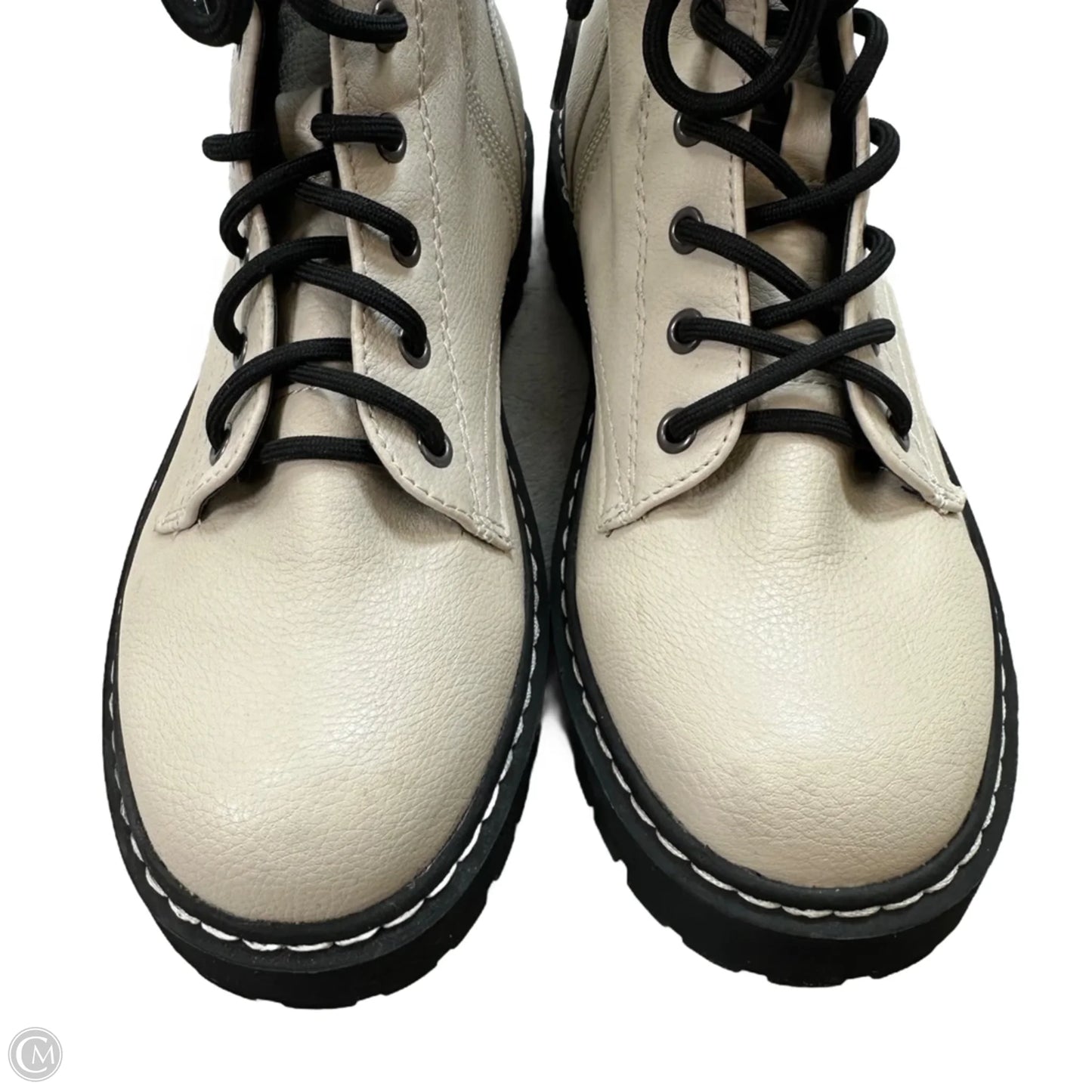 Boots Ankle Flats By Sincerely Jules In Cream, Size: 10