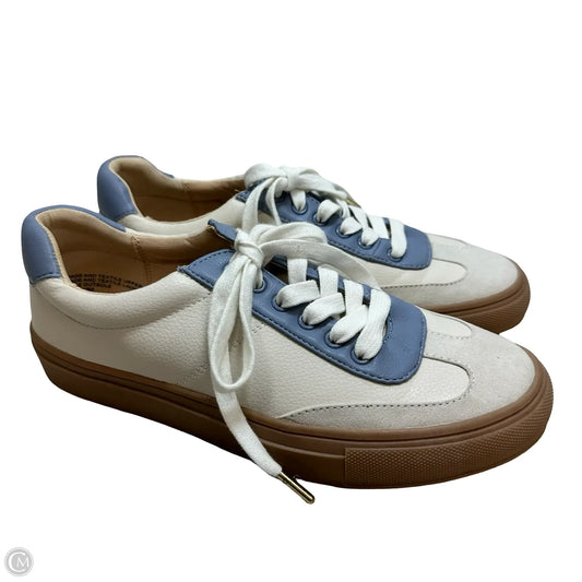 Shoes Sneakers By Loft In Blue & Cream, Size: 7