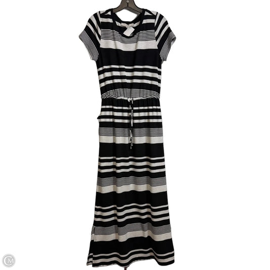Dress Casual Maxi By Loft In Black & White, Size: Xs