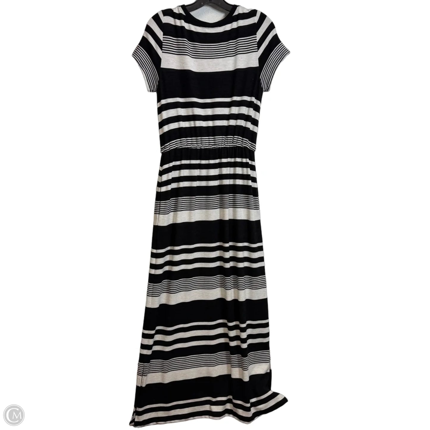 Dress Casual Maxi By Loft In Black & White, Size: Xs