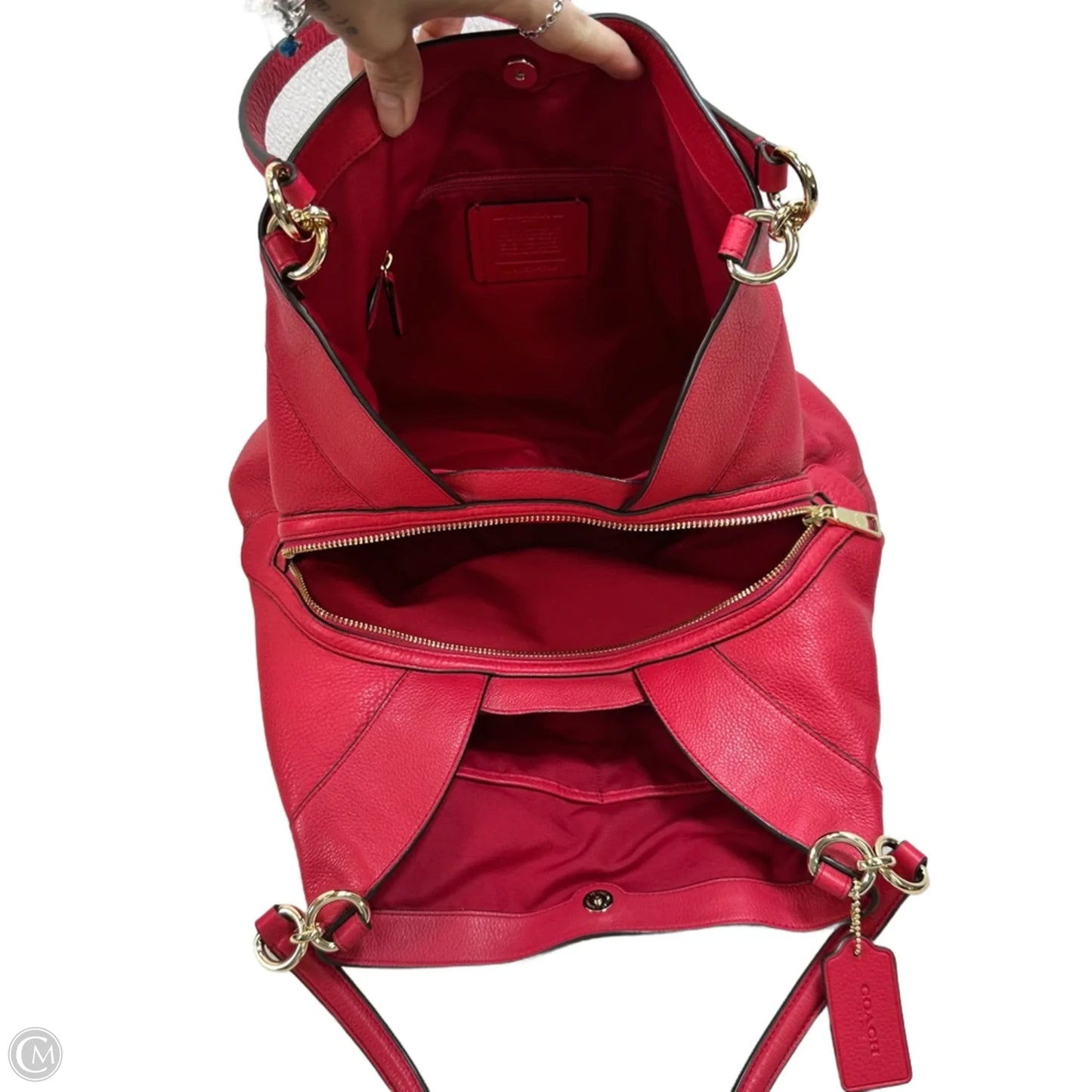 Handbag Designer By Coach, Size: Medium