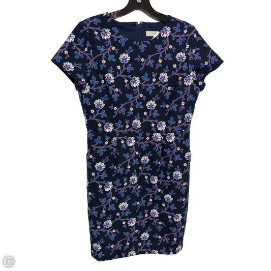 Dress Party Short By Loft In Floral Print, Size: S