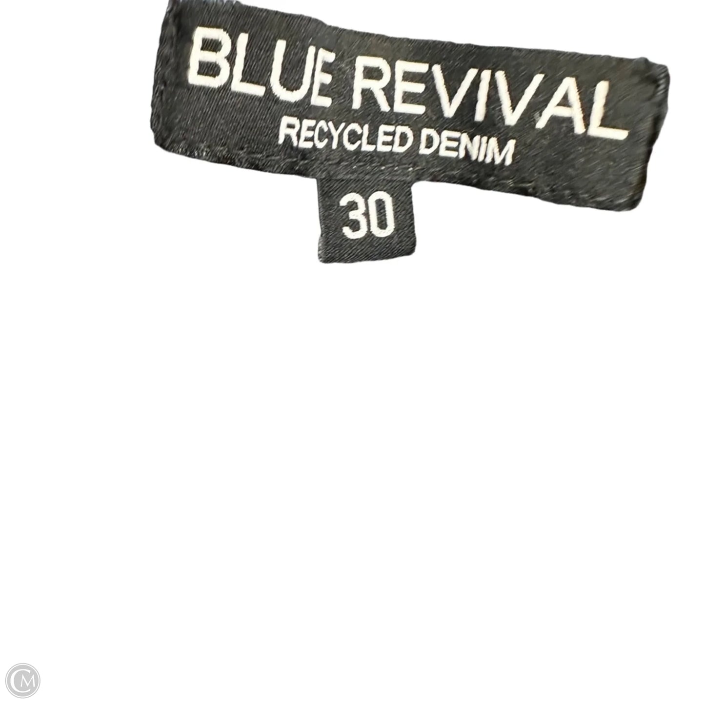 Jeans Cropped By BLUE REVIVAL  In Blue Denim, Size: 10