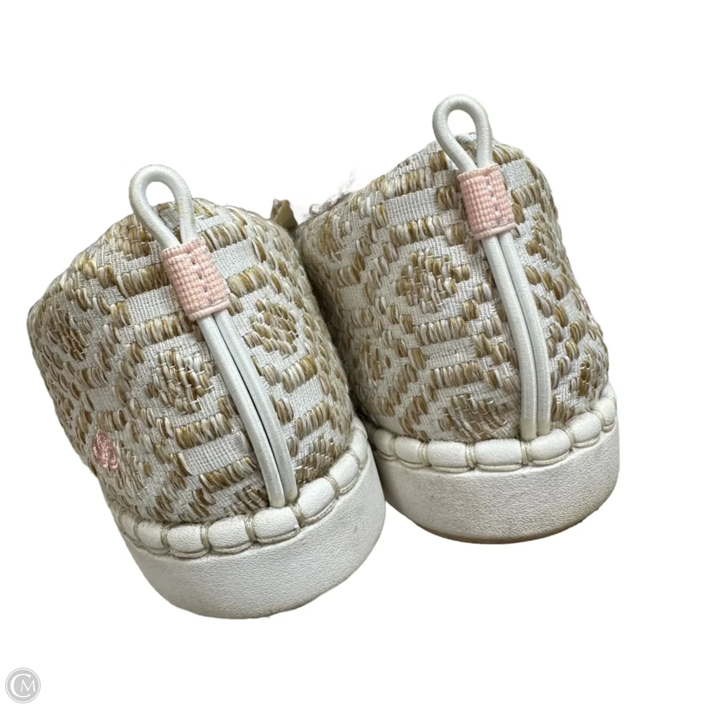 Shoes Sneakers By Clarks In Tan & White, Size: 8