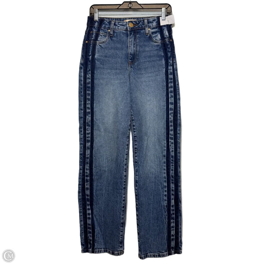 Jeans Straight By Kut In Blue Denim, Size: 0