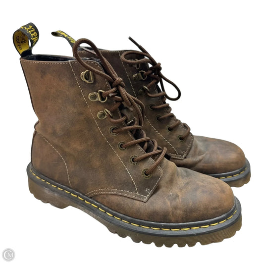 Boots Ankle Flats By Dr Martens In Tan, Size: 9