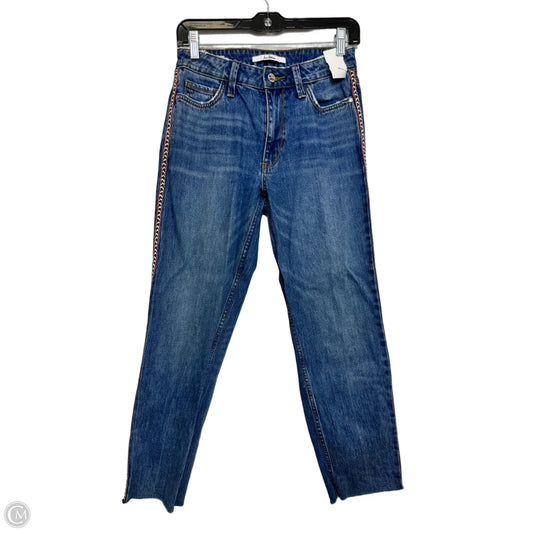 THE MARY JANE HIGH RISE STRAIGHT CROP Jeans By Sam Edelman In Blue Denim, Size: 26