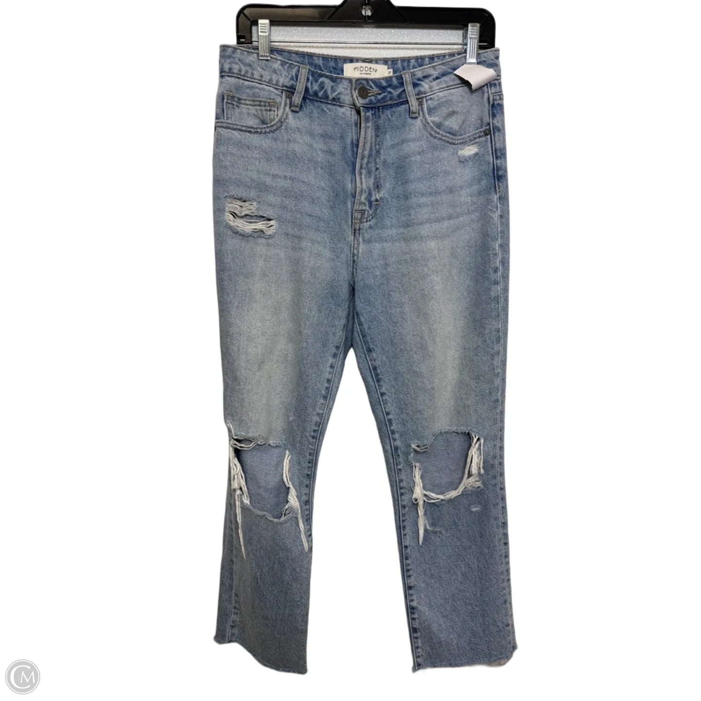 Jeans Straight By Hidden In Blue Denim, Size: 4