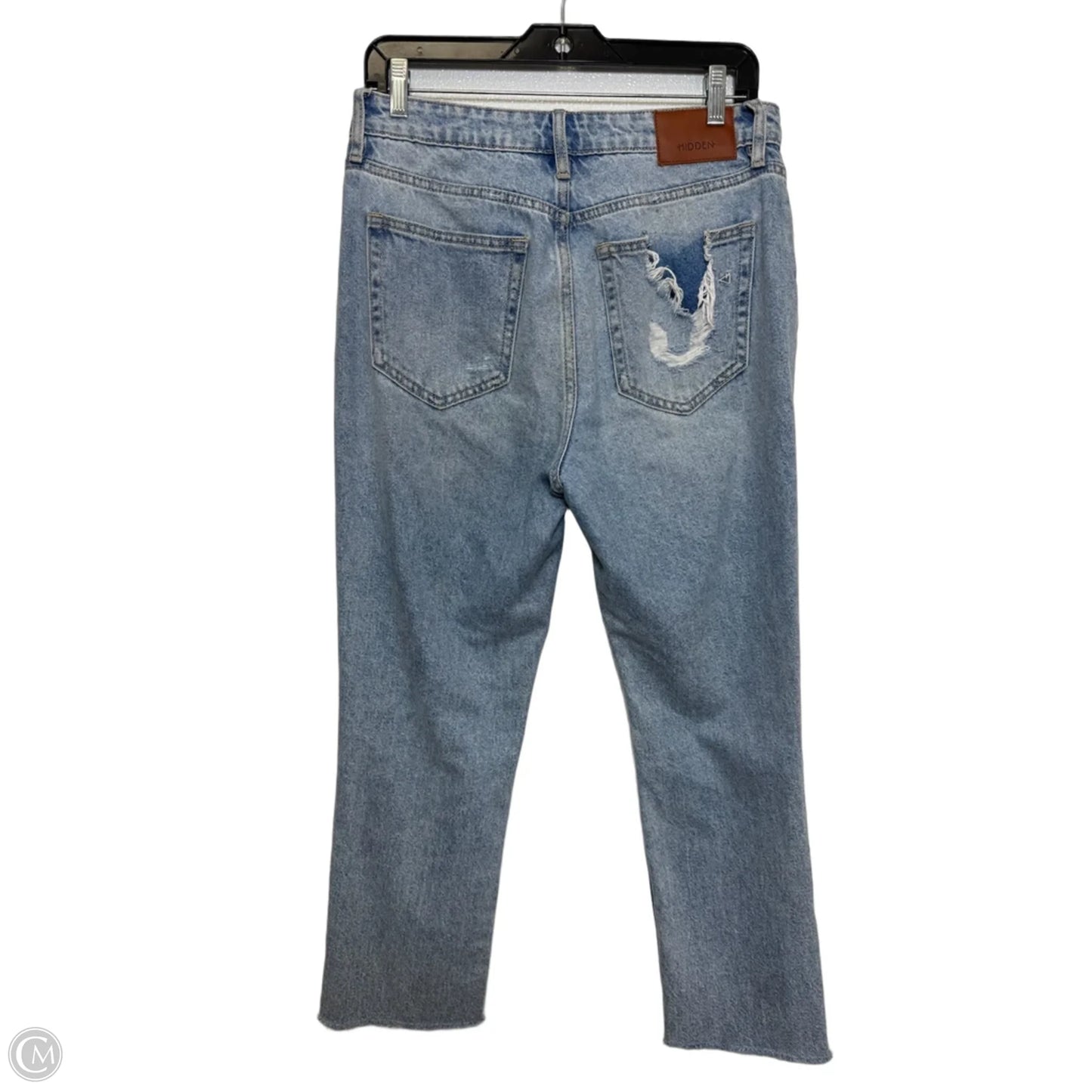 Jeans Straight By Hidden In Blue Denim, Size: 4