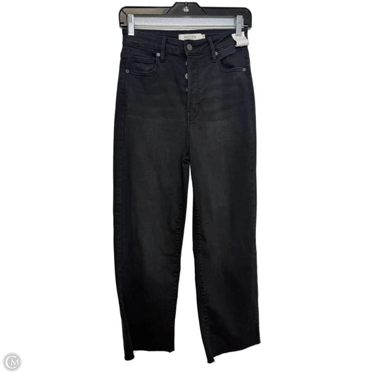 Jeans Wide Leg By Hidden In Black Denim, Size: 4