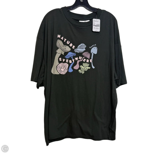 Top Short Sleeve By Roots In Green, Size: Xl