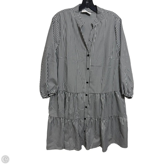 Dress Casual Midi By Clothes Mentor In Checkered Pattern, Size: 2x