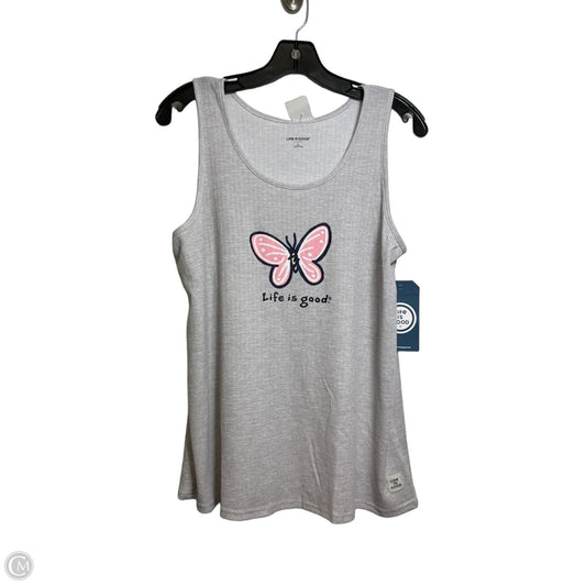 Tank Top By Life Is Good In Taupe, Size: L