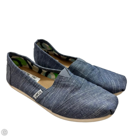 Shoes Flats By Toms In Blue, Size: 8