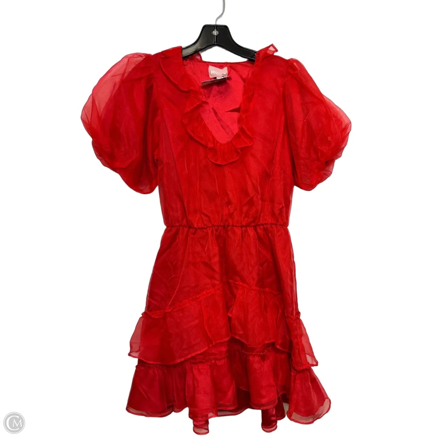 Dress Casual Short By Mumu In Red, Size: Xs