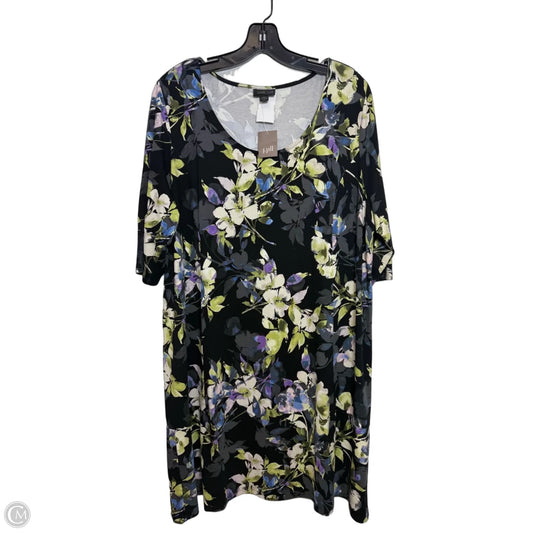 Dress Casual Short By J. Jill In Floral Print, Size: Xlp