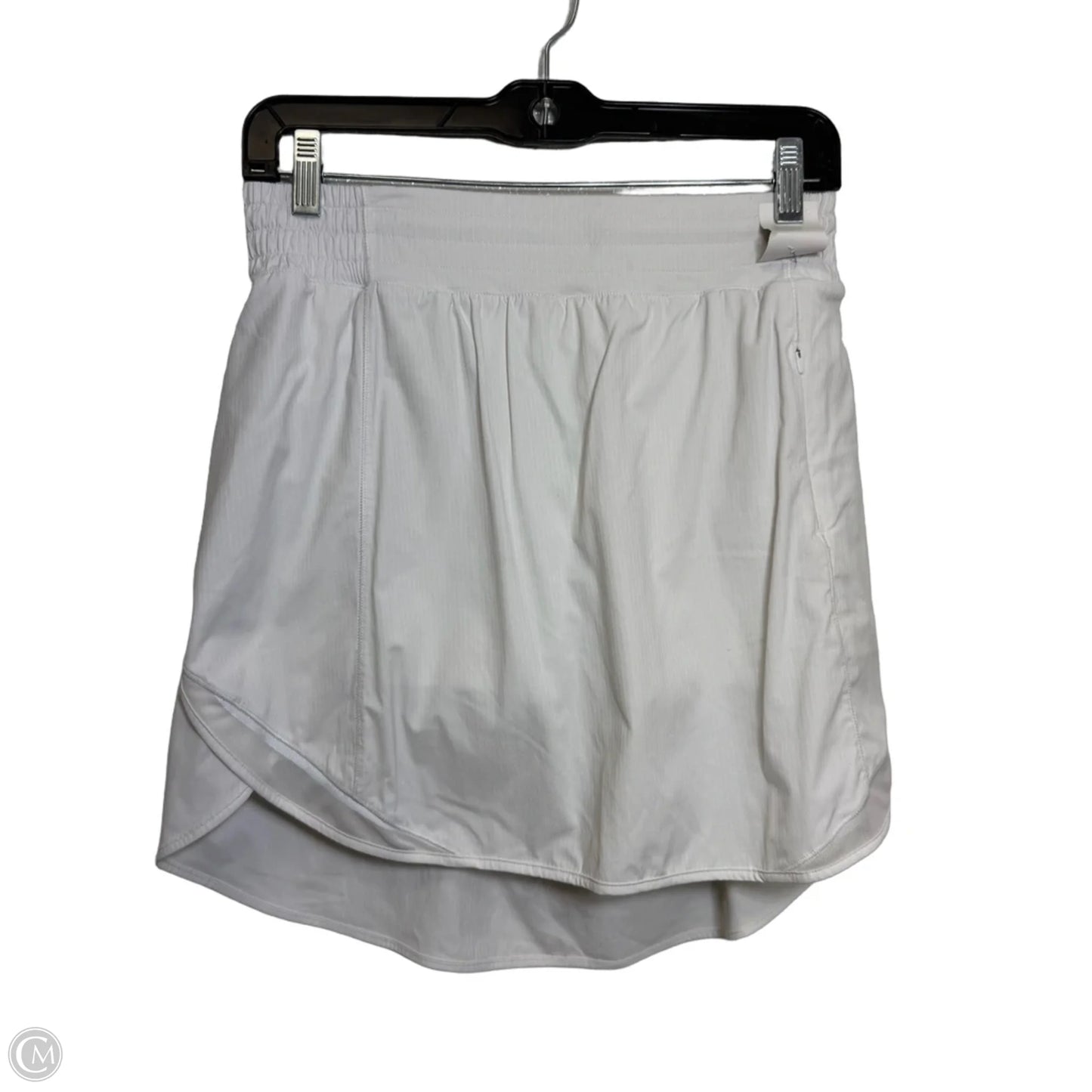 Athletic Skort By Lululemon In White, Size: L