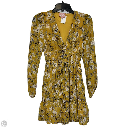 Dress Casual Short By Mumu In Yellow, Size: Xs