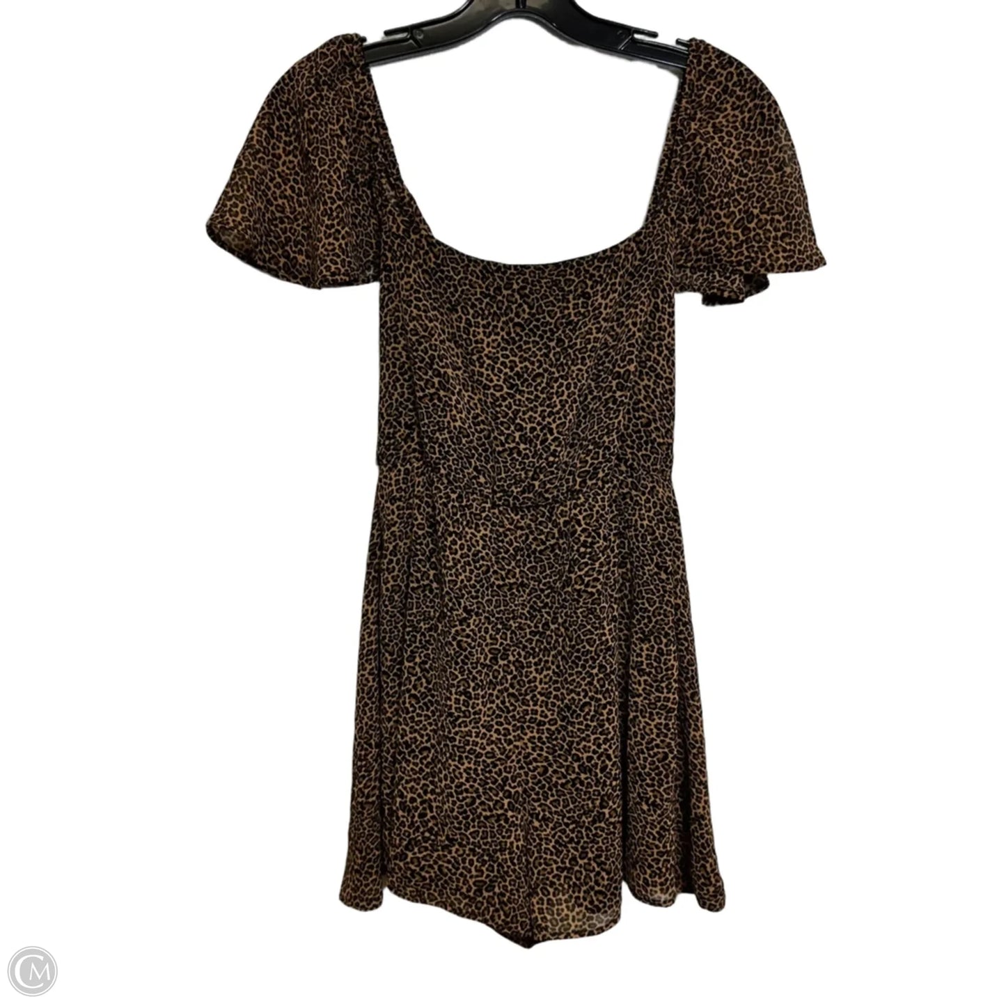 Romper By Mumu In Animal Print, Size: Xs