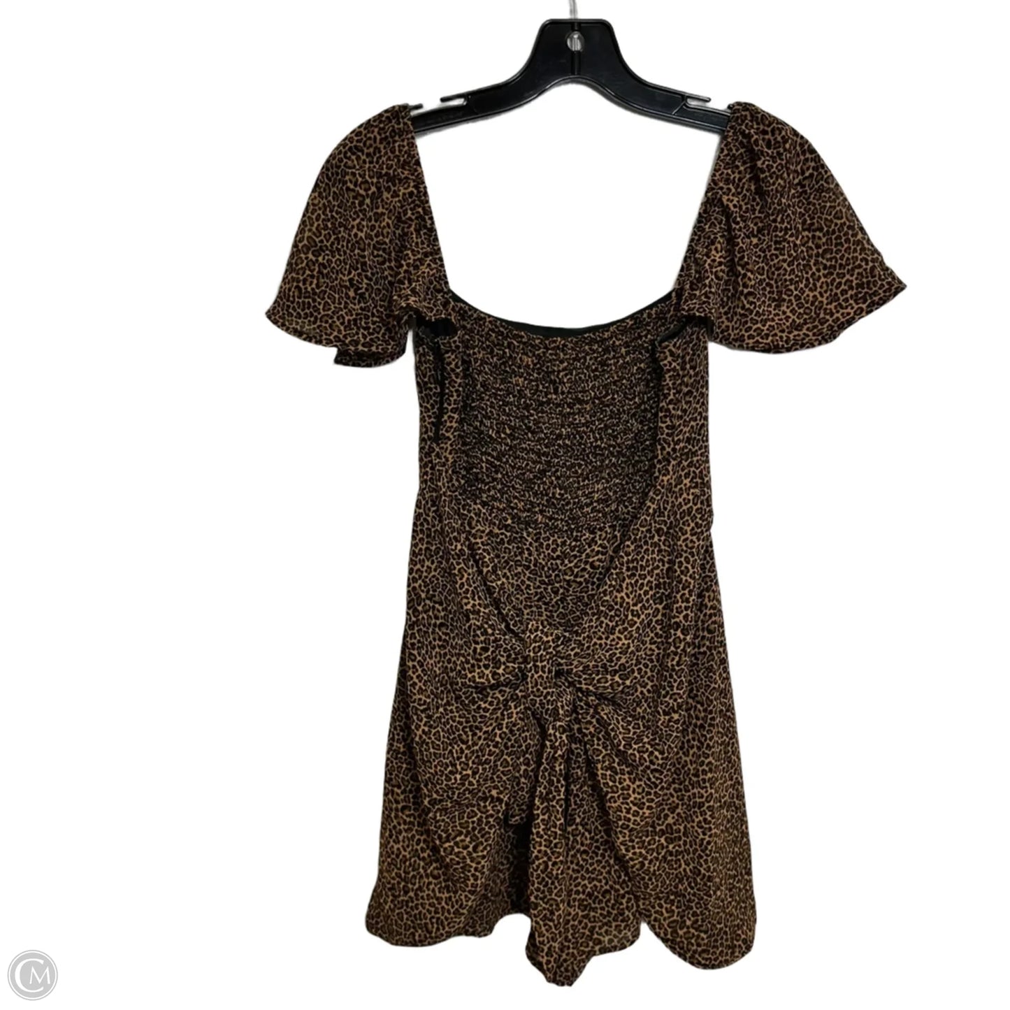 Romper By Mumu In Animal Print, Size: Xs