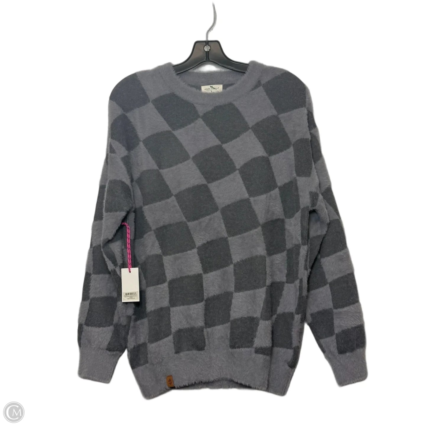 Sweater By Simply Southern In Grey, Size: L
