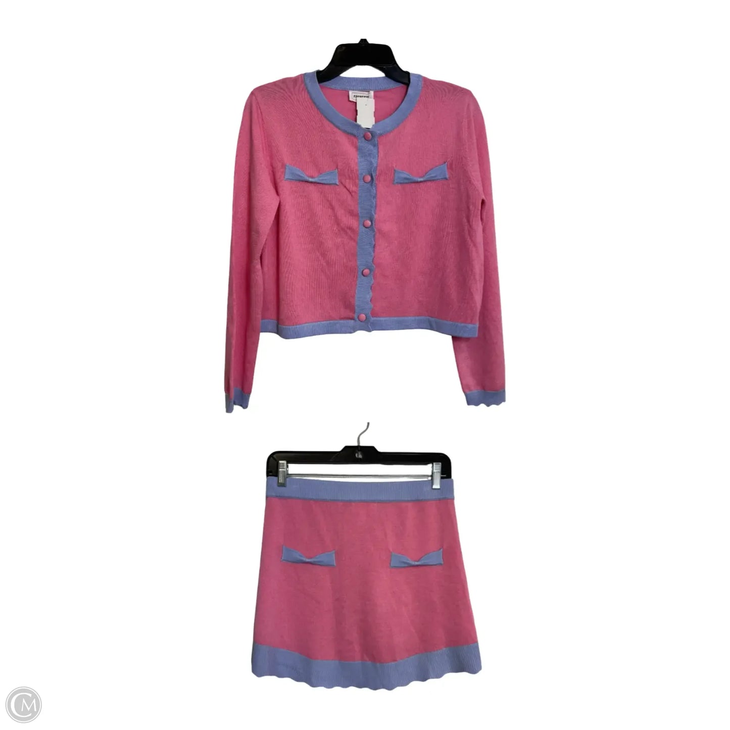 Skirt Set 2pc By Clothes Mentor In Pink, Size: M