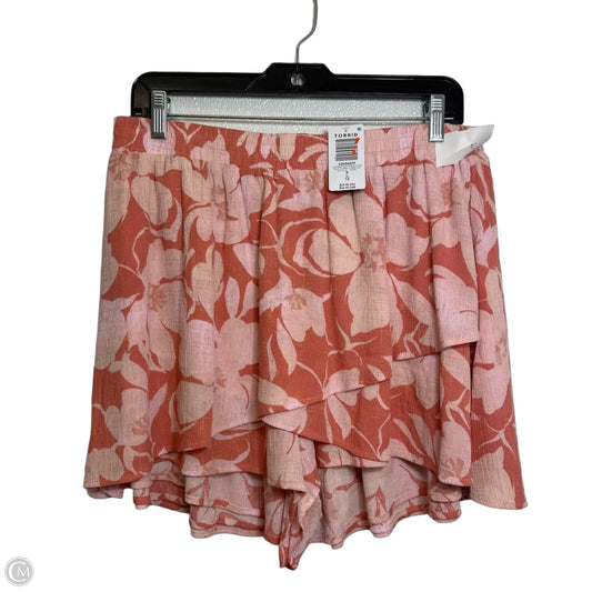 Skort By Torrid In Tropical Print, Size: L