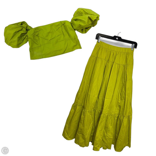 Skirt Set 2pc By Abercrombie And Fitch In Green, Size: S