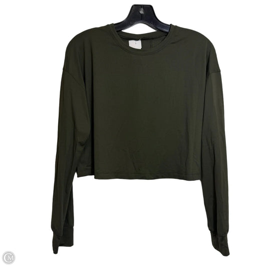 Athletic Top Long Sleeve Crewneck By Lululemon In Green, Size: S