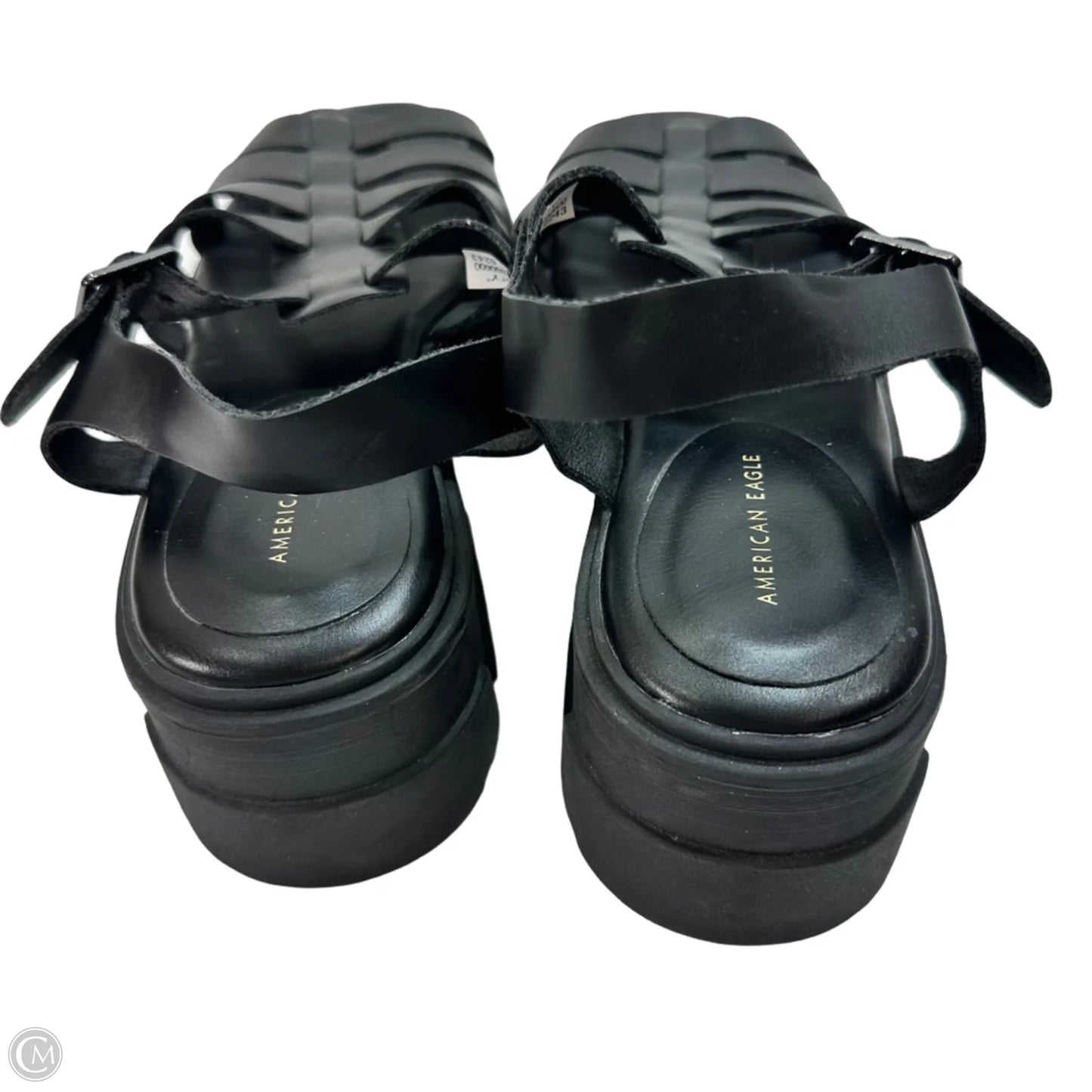 Sandals Heels Block By American Eagle In Black, Size: 8