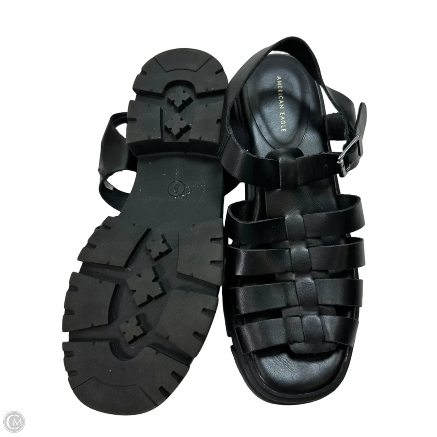 Sandals Heels Block By American Eagle In Black, Size: 8