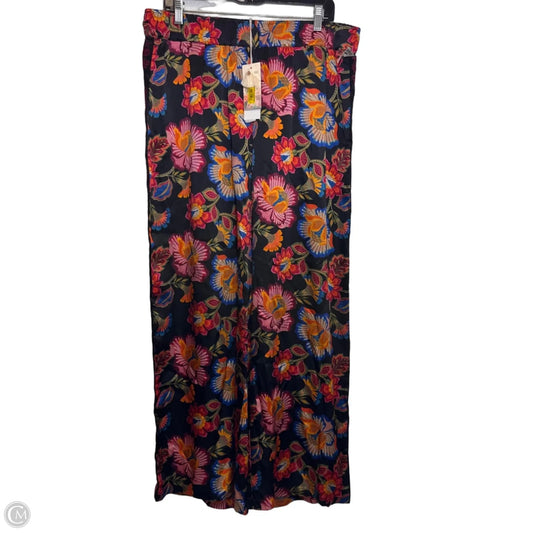 Pants Lounge By Johnny Was In Floral Print, Size: L