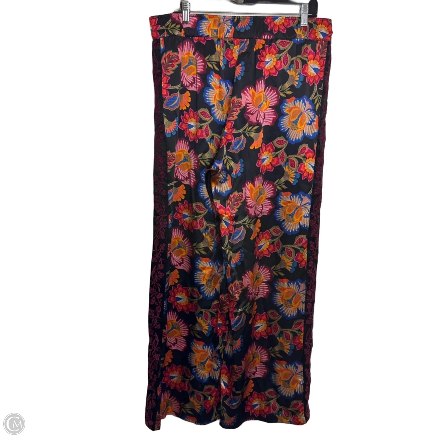 Pants Lounge By Johnny Was In Floral Print, Size: L