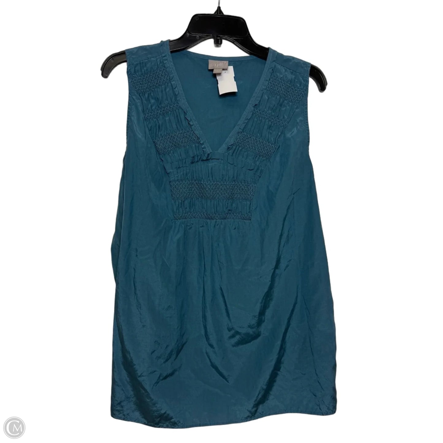 Top Sleeveless By J. Jill In Blue, Size: L
