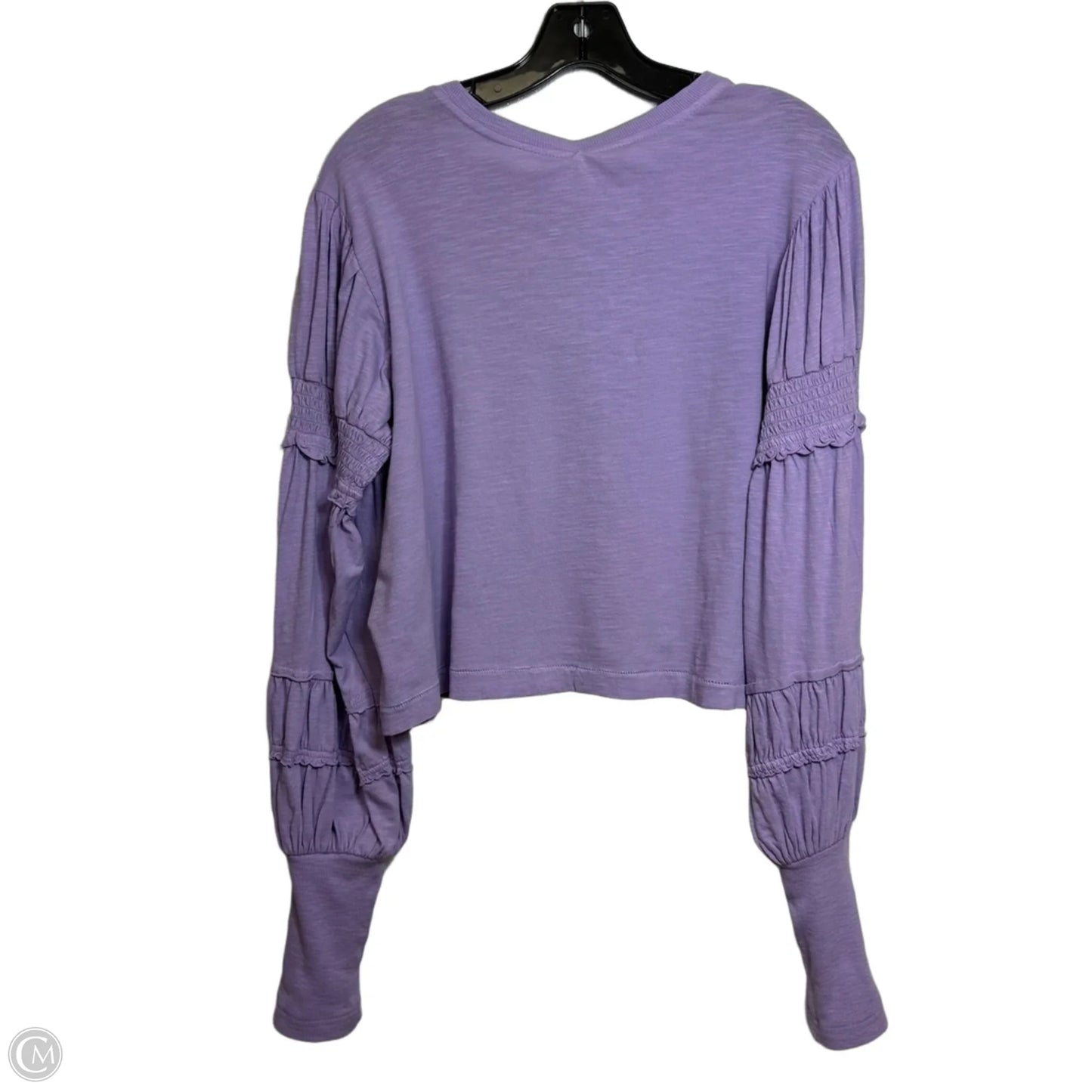 Top Long Sleeve By Pilcro In Purple, Size: S