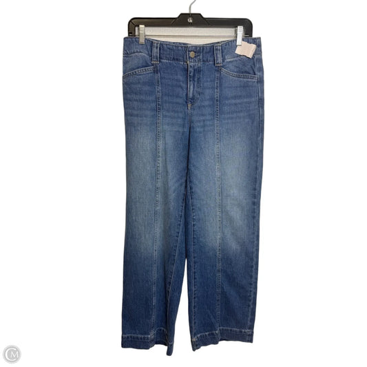 Jeans Wide Leg By Talbots In Blue Denim, Size: 4