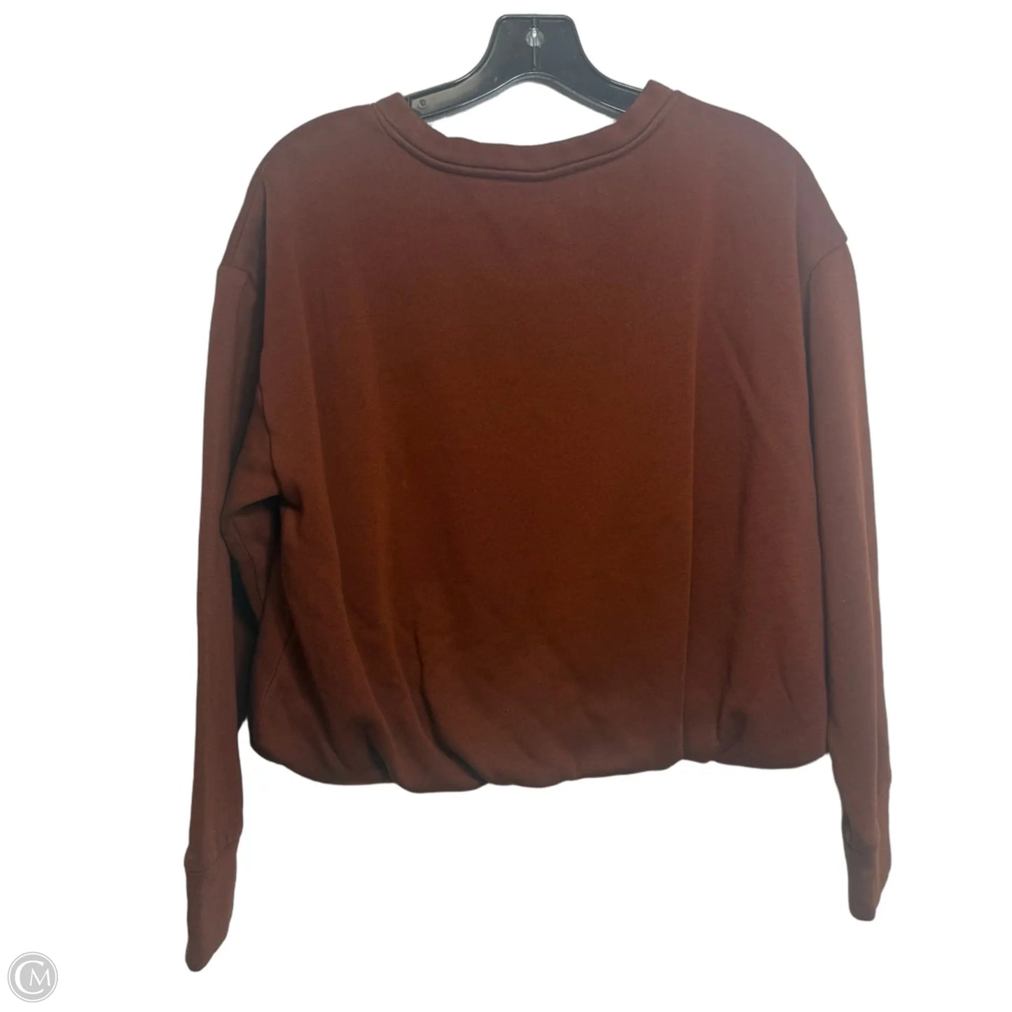 Sweatshirt Crewneck By Loft In Brown, Size: L
