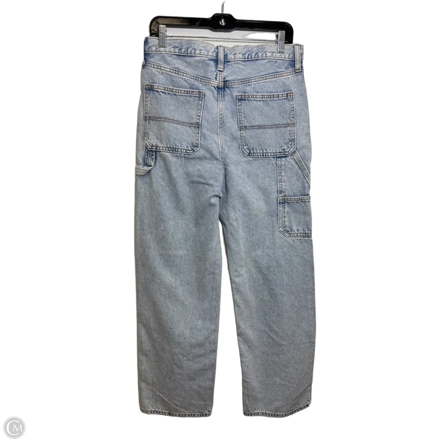 Jeans baggy Wide Leg By Old Navy In Blue Denim, Size: 16