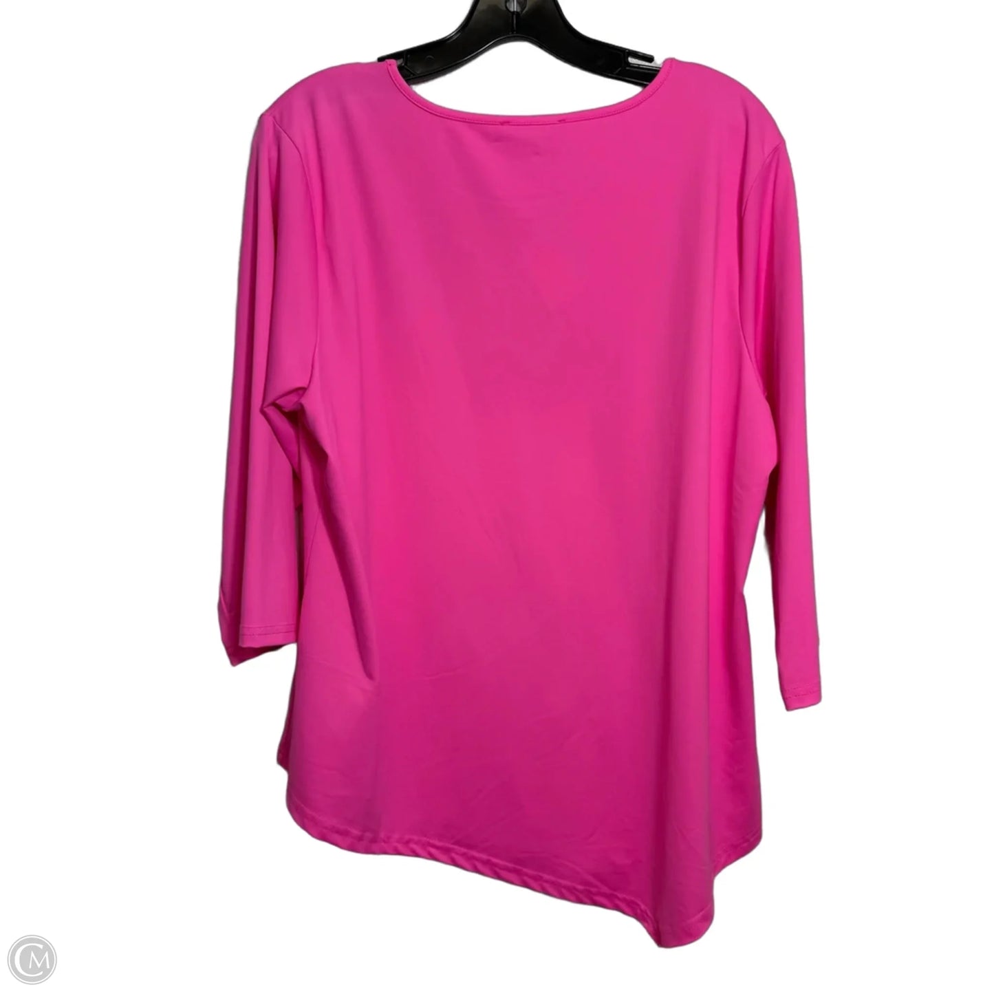 Top Long Sleeve Basic By Clothes Mentor In Pink, Size: Xl