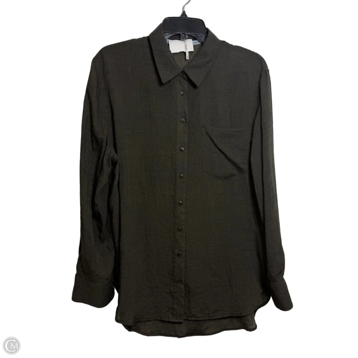 Top Long Sleeve By Free People In Green, Size: M