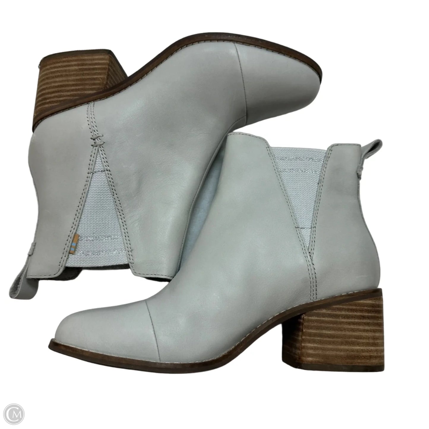 Boots Ankle Heels By Toms In Grey, Size: 8