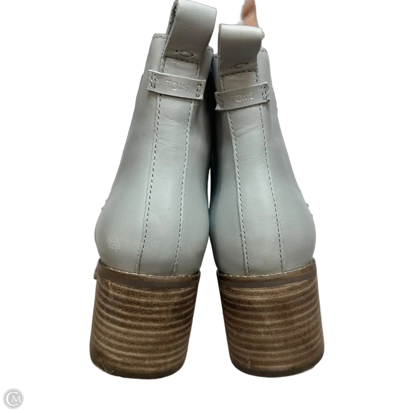 Boots Ankle Heels By Toms In Grey, Size: 8