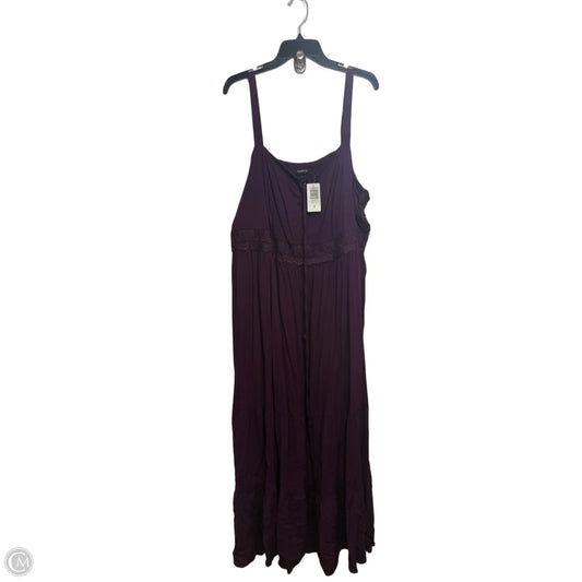 Dress Casual Maxi By Torrid In Purple, Size: 4x