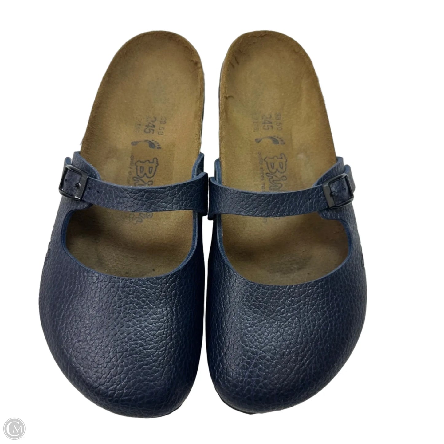 Sandals Flats By Clothes Mentor In Navy, Size: 7