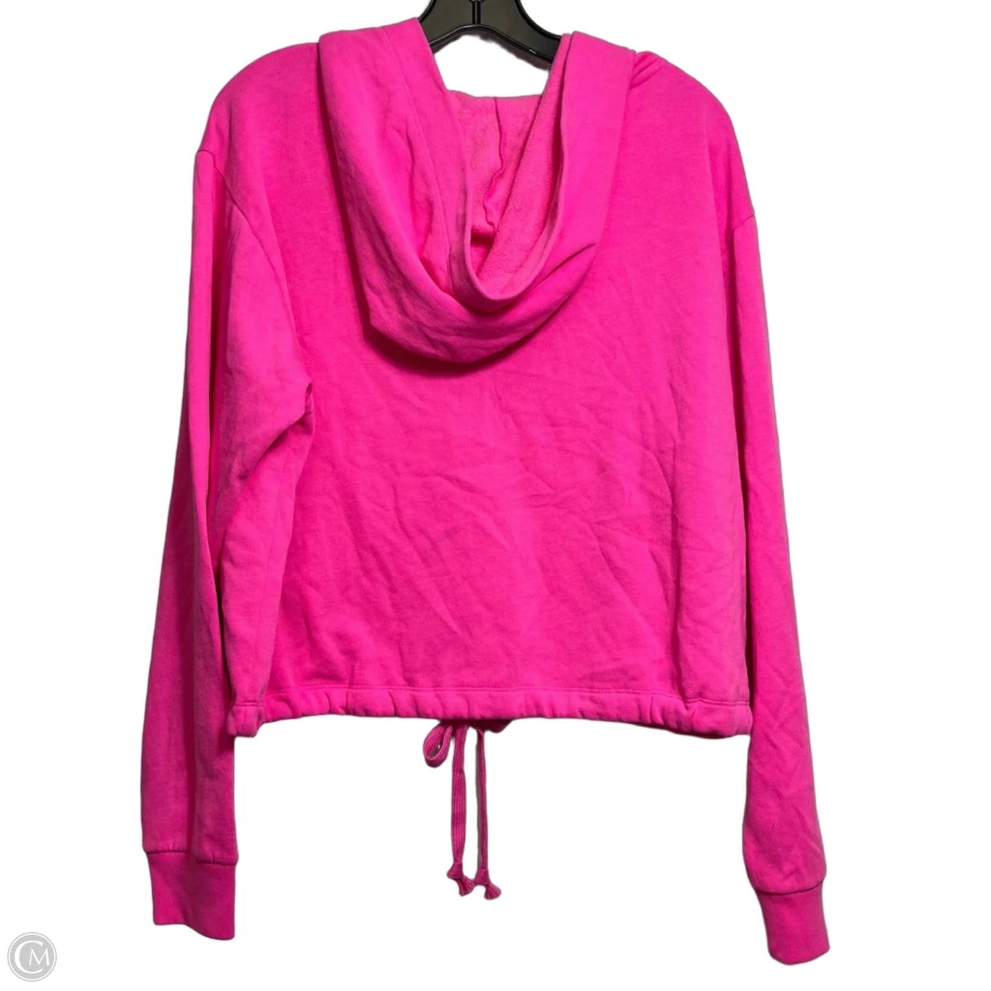Athletic Top Long Sleeve Hoodie By Pink In Pink, Size: M